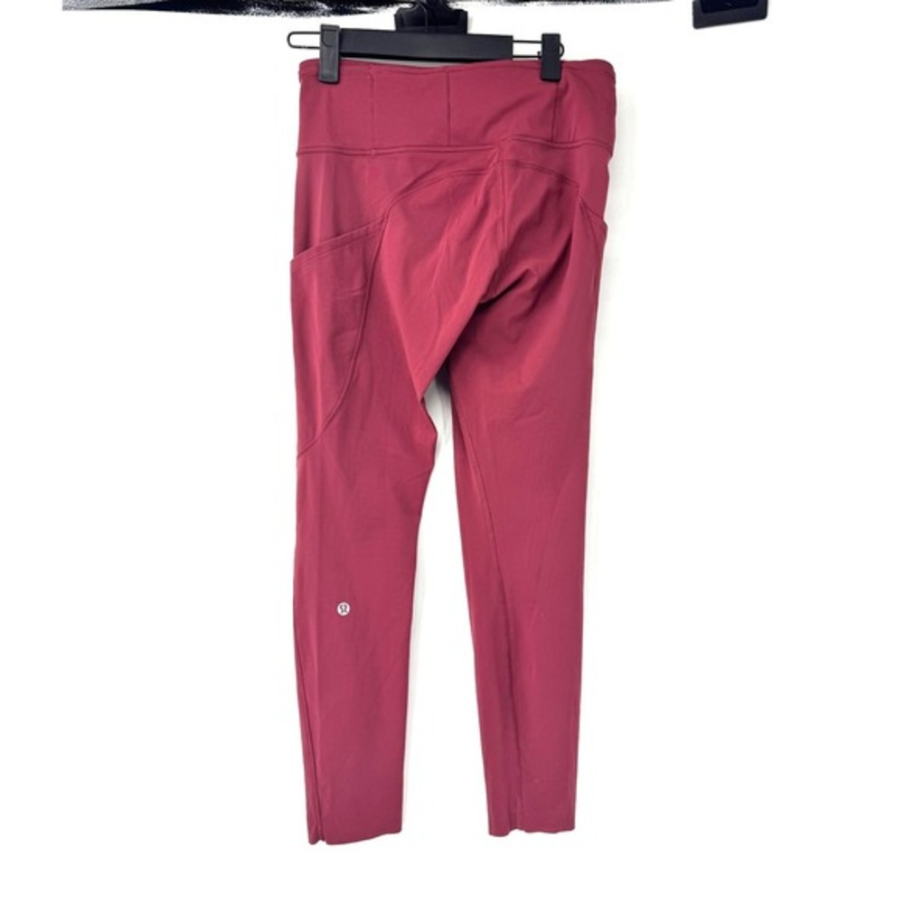 Lululemon Fast and Free High Rise Tight 25" *Cool Cherry Tint - Picture 4 of 6